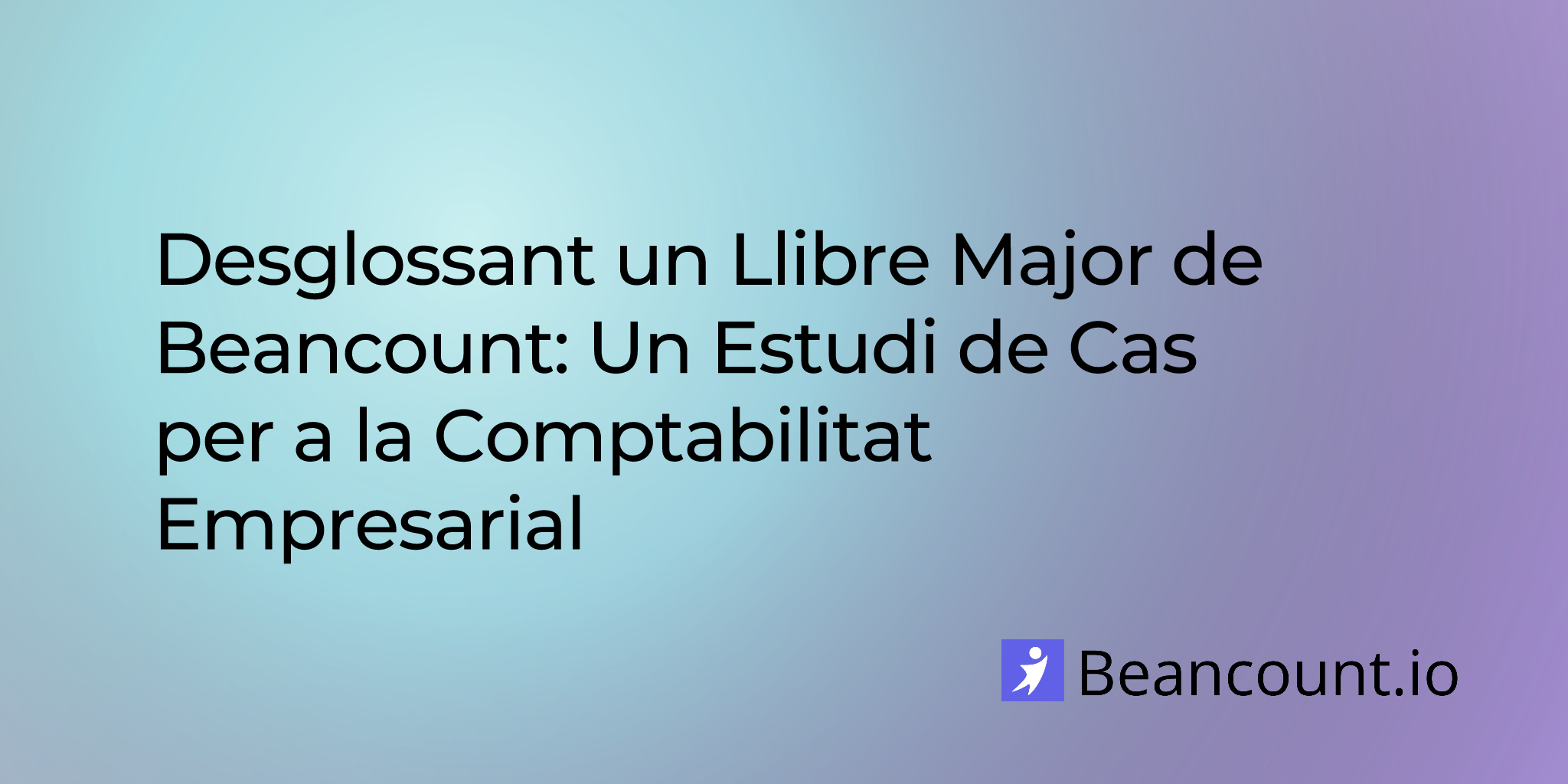 Desglossant un Llibre Major de Beancount: Un Estudi de Cas per a la Comptabilitat Empresarial
