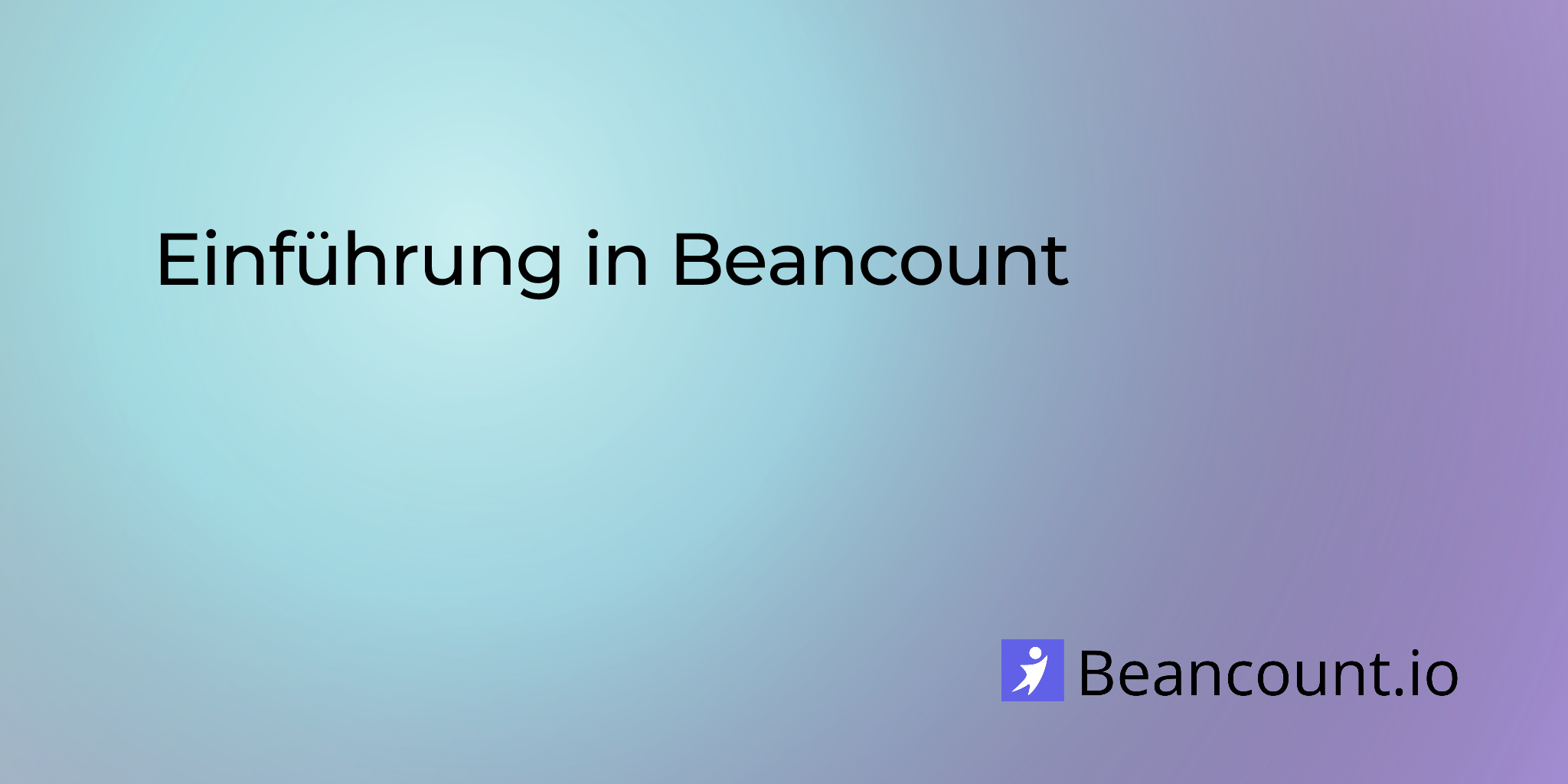 Einführung in Beancount
