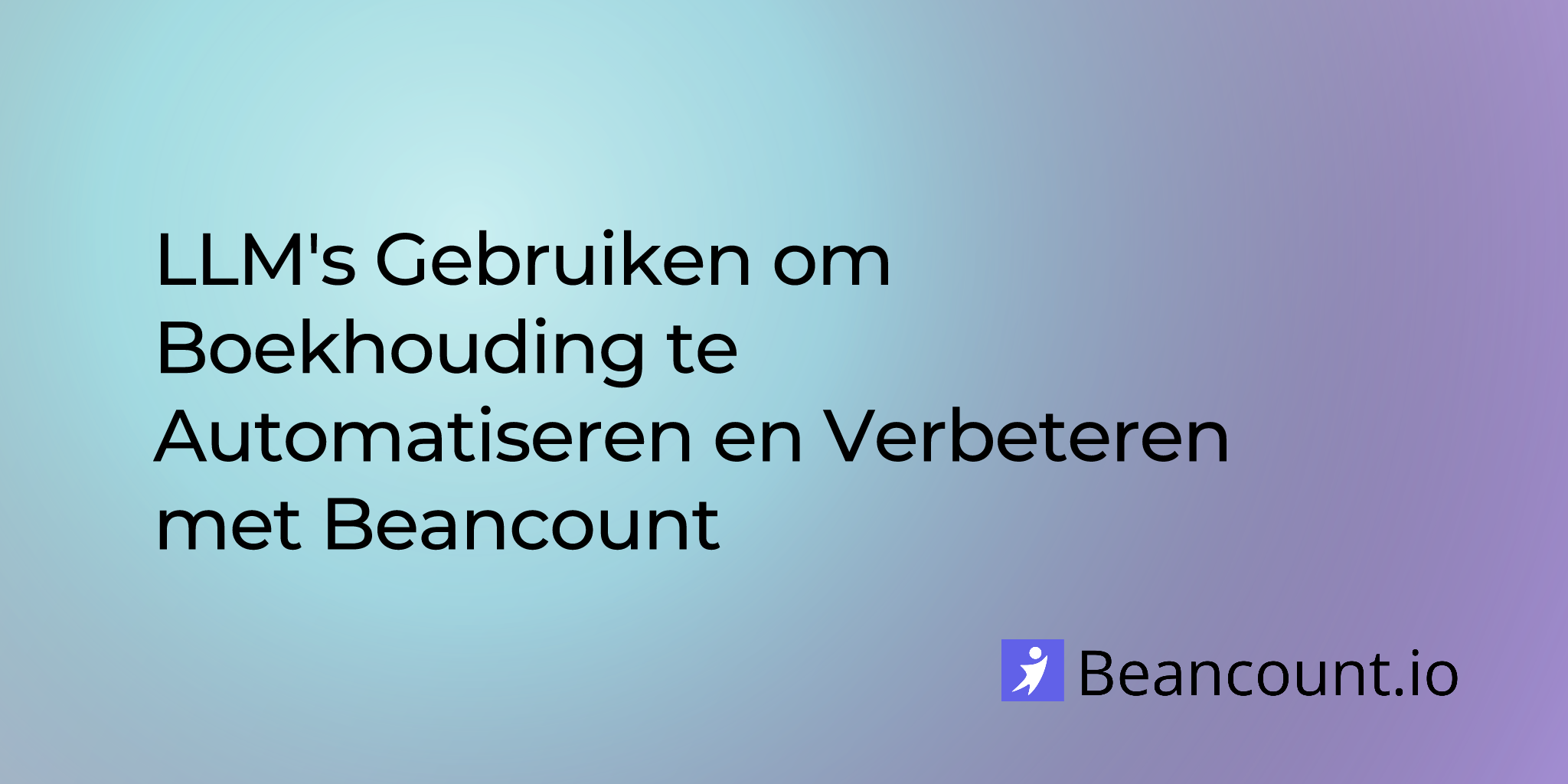 LLM's gebruiken om boekhouding te automatiseren en verbeteren met Beancount