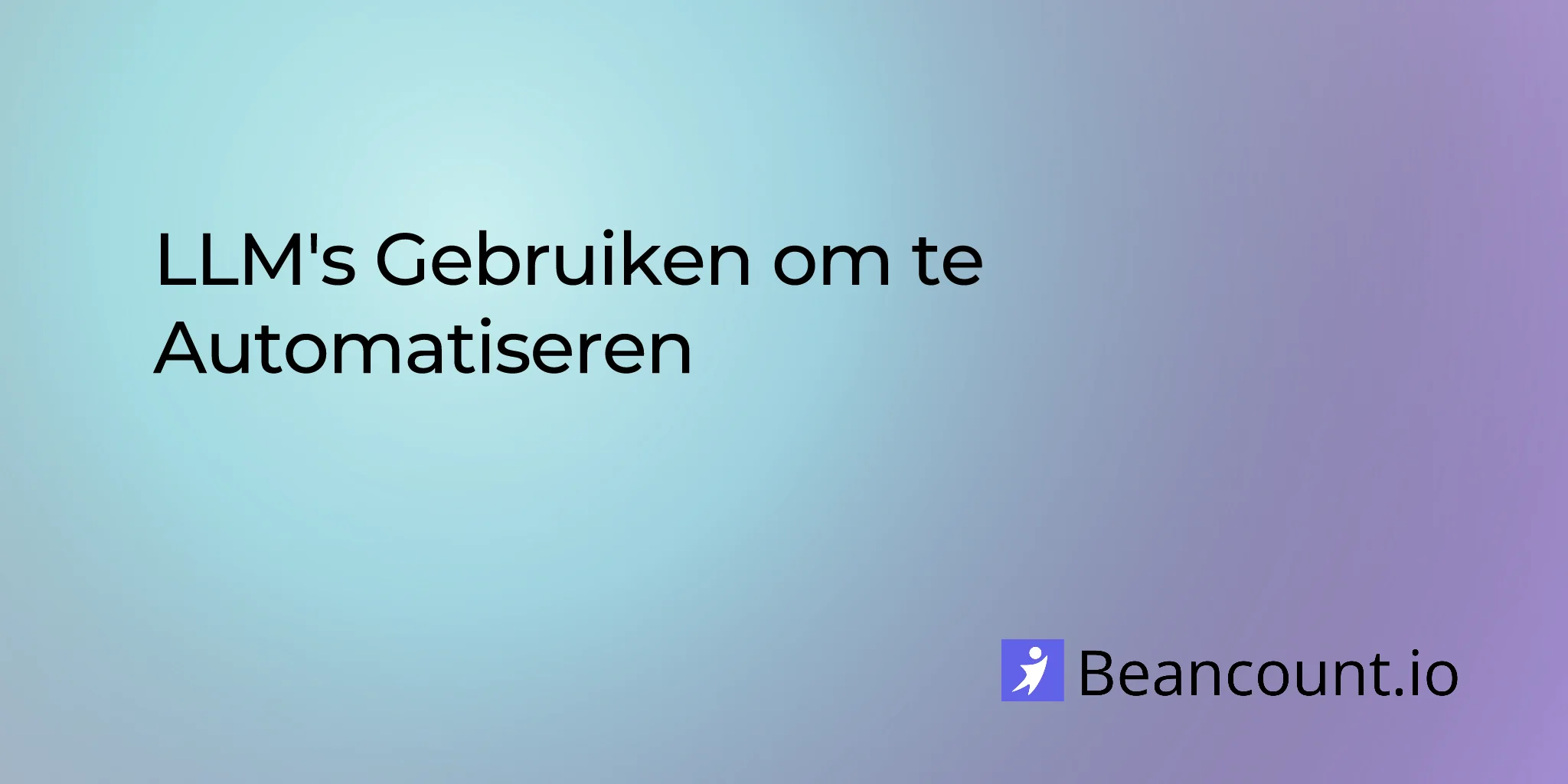 LLM's gebruiken om boekhouding te automatiseren en verbeteren met Beancount