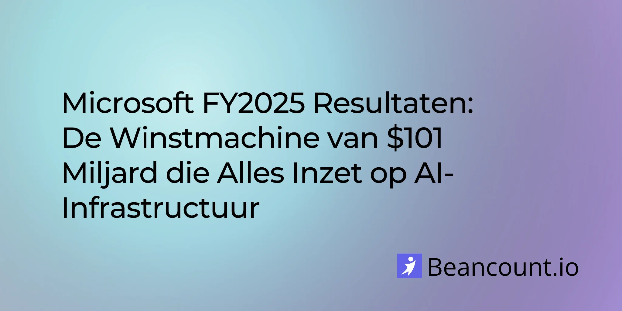 Microsoft resultaten boekjaar 2025