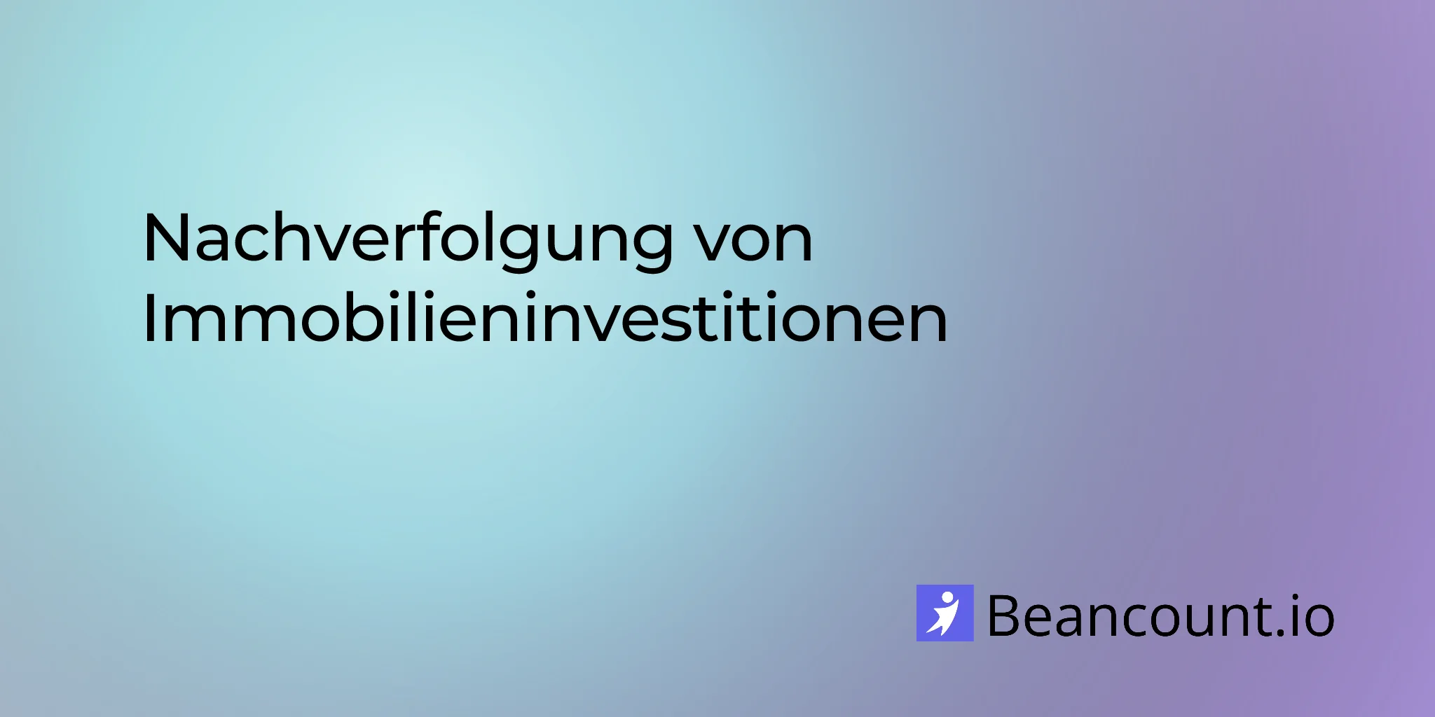 Immobilien-Investitionsverfolgung