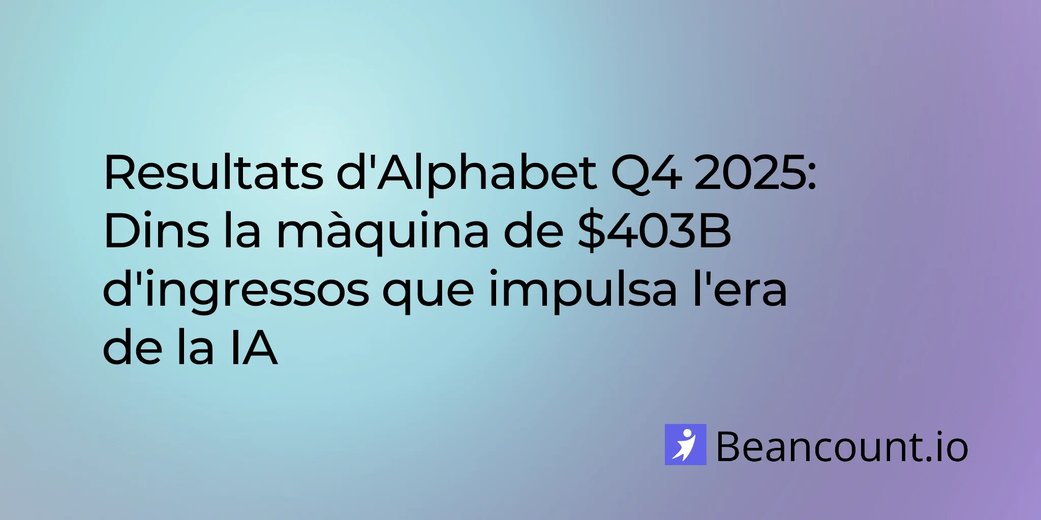 Resultats d'Alphabet Q4 2025
