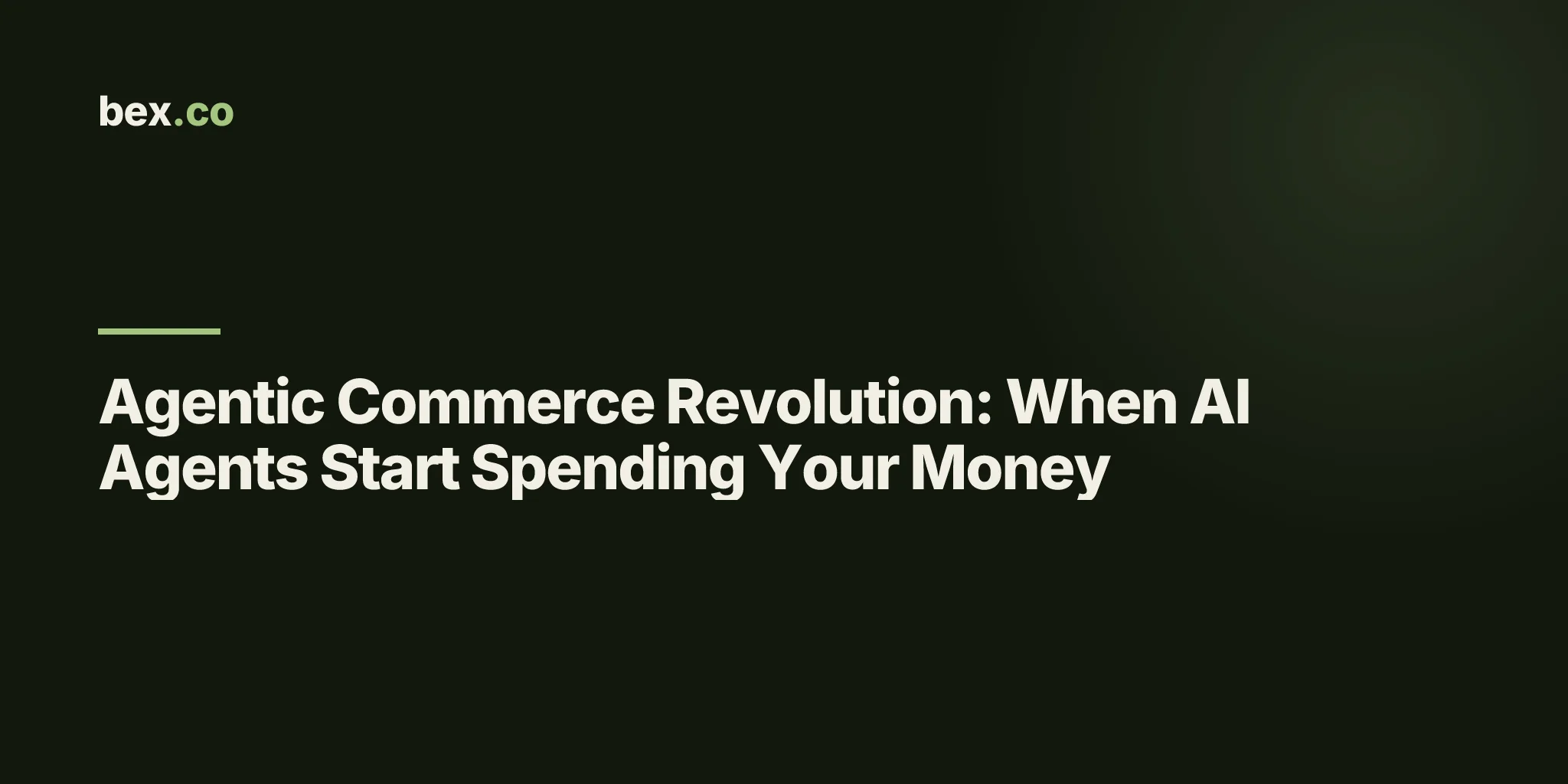 Agentic Commerce Revolution: When AI Agents Start Spending Your Money