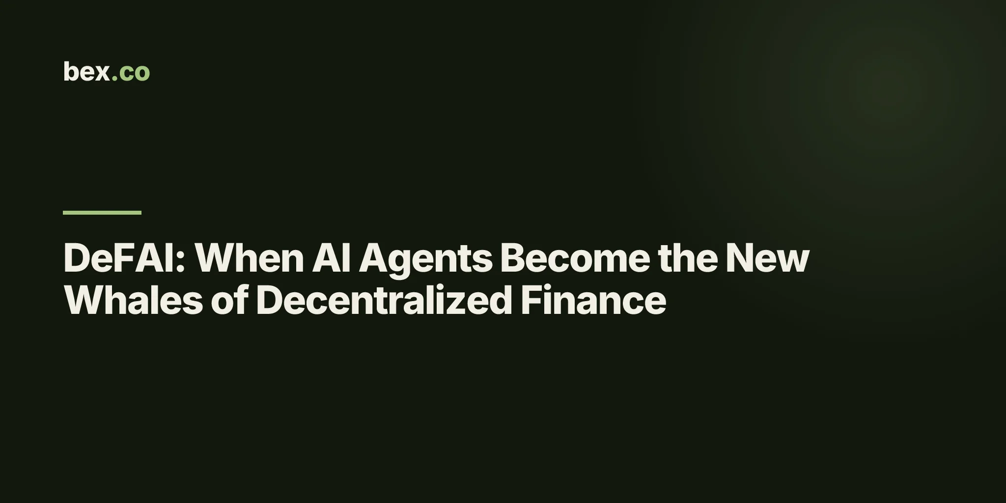 DeFAI: When AI Agents Become the New Whales of Decentralized Finance