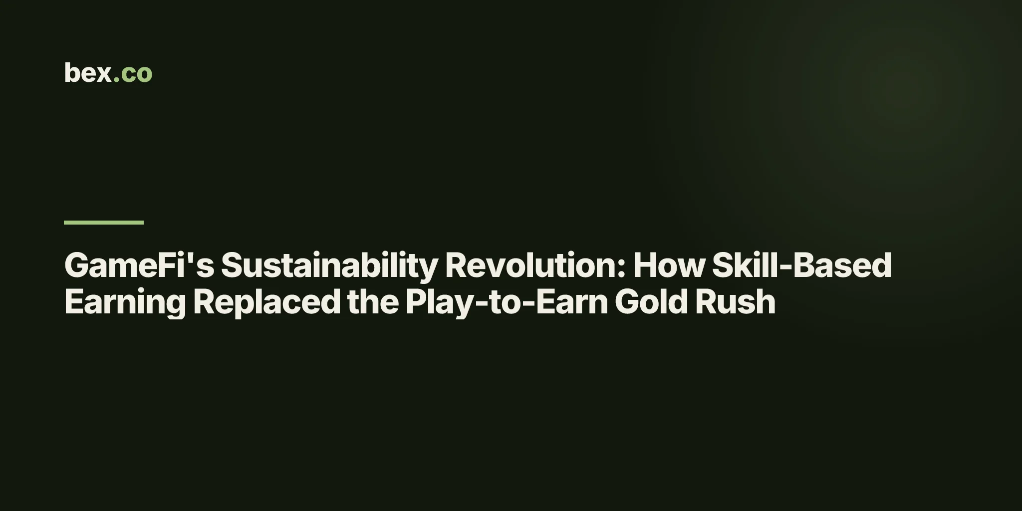 GameFi's Sustainability Revolution: How Skill-Based Earning Replaced the Play-to-Earn Gold Rush