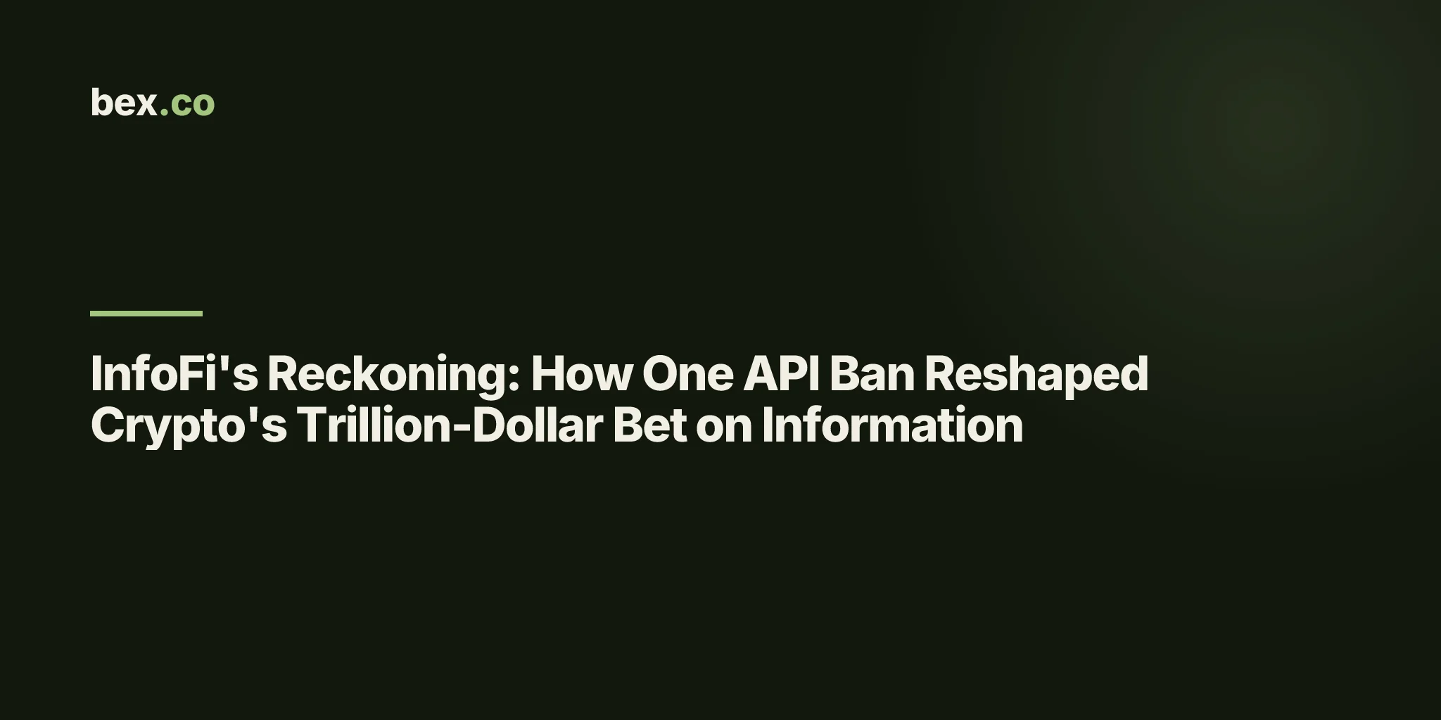 InfoFi's Reckoning: How One API Ban Reshaped Crypto's Trillion-Dollar Bet on Information