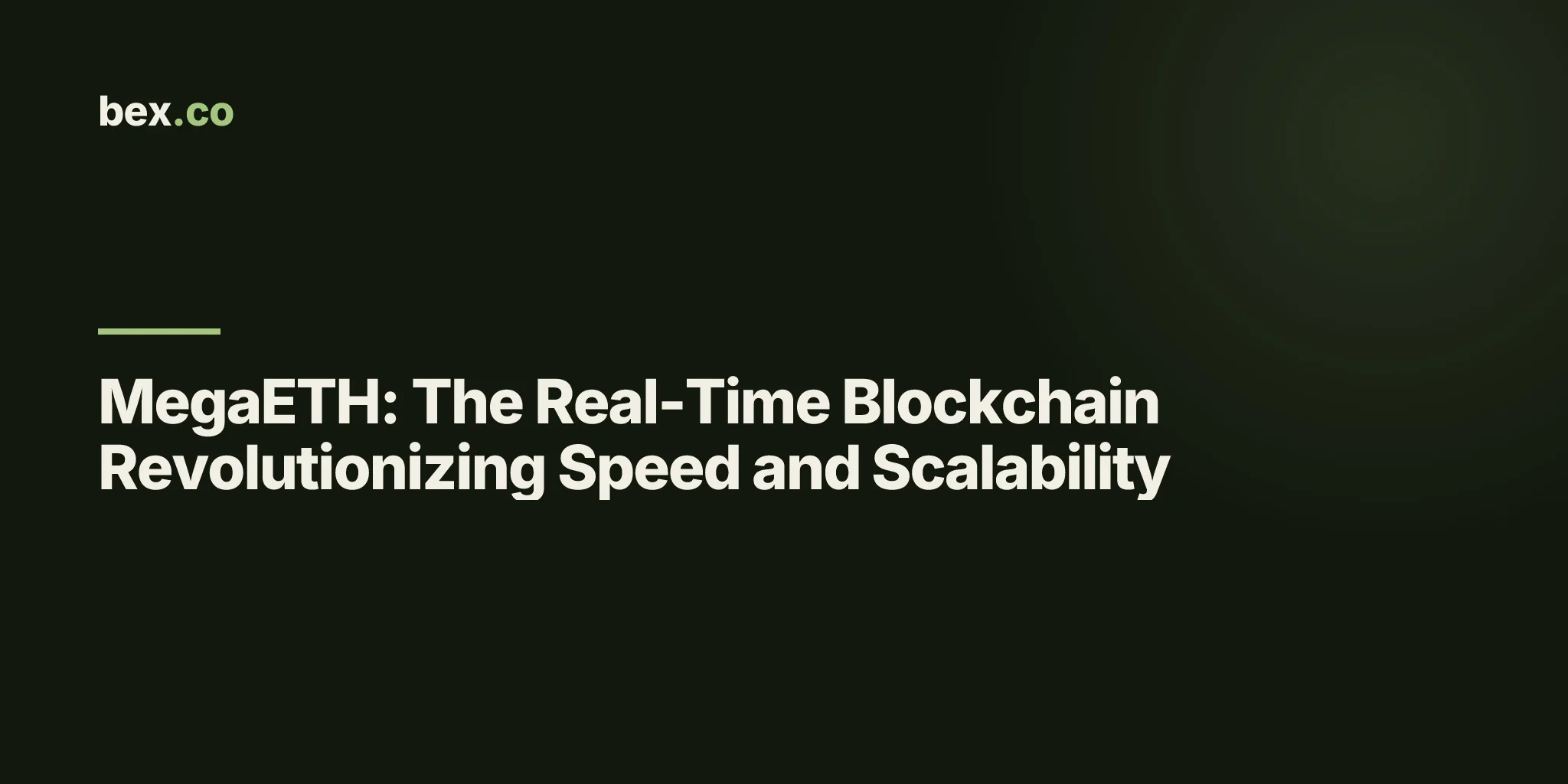 MegaETH: The Real-Time Blockchain Revolutionizing Speed and Scalability