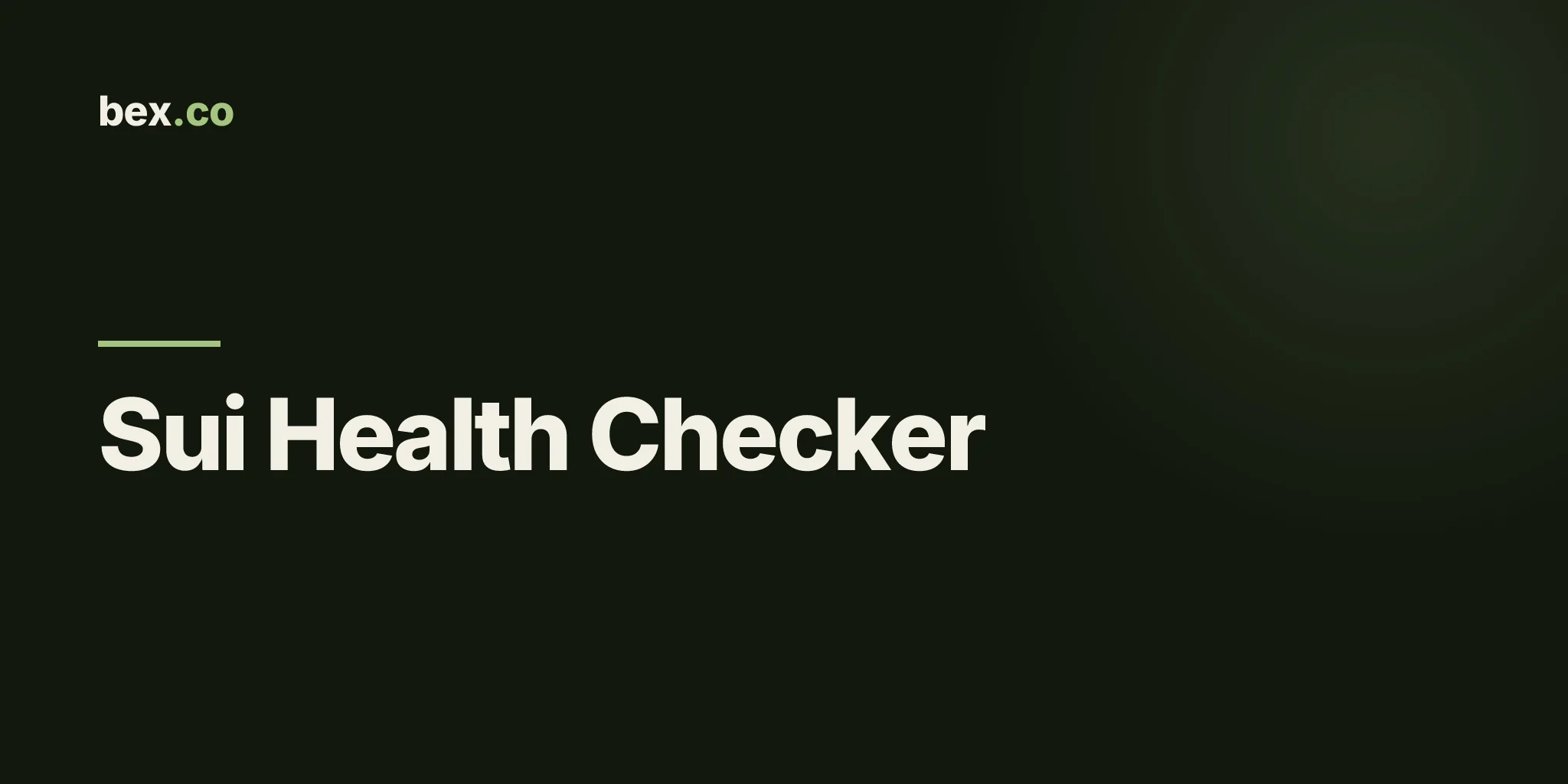 Sui Health Checker