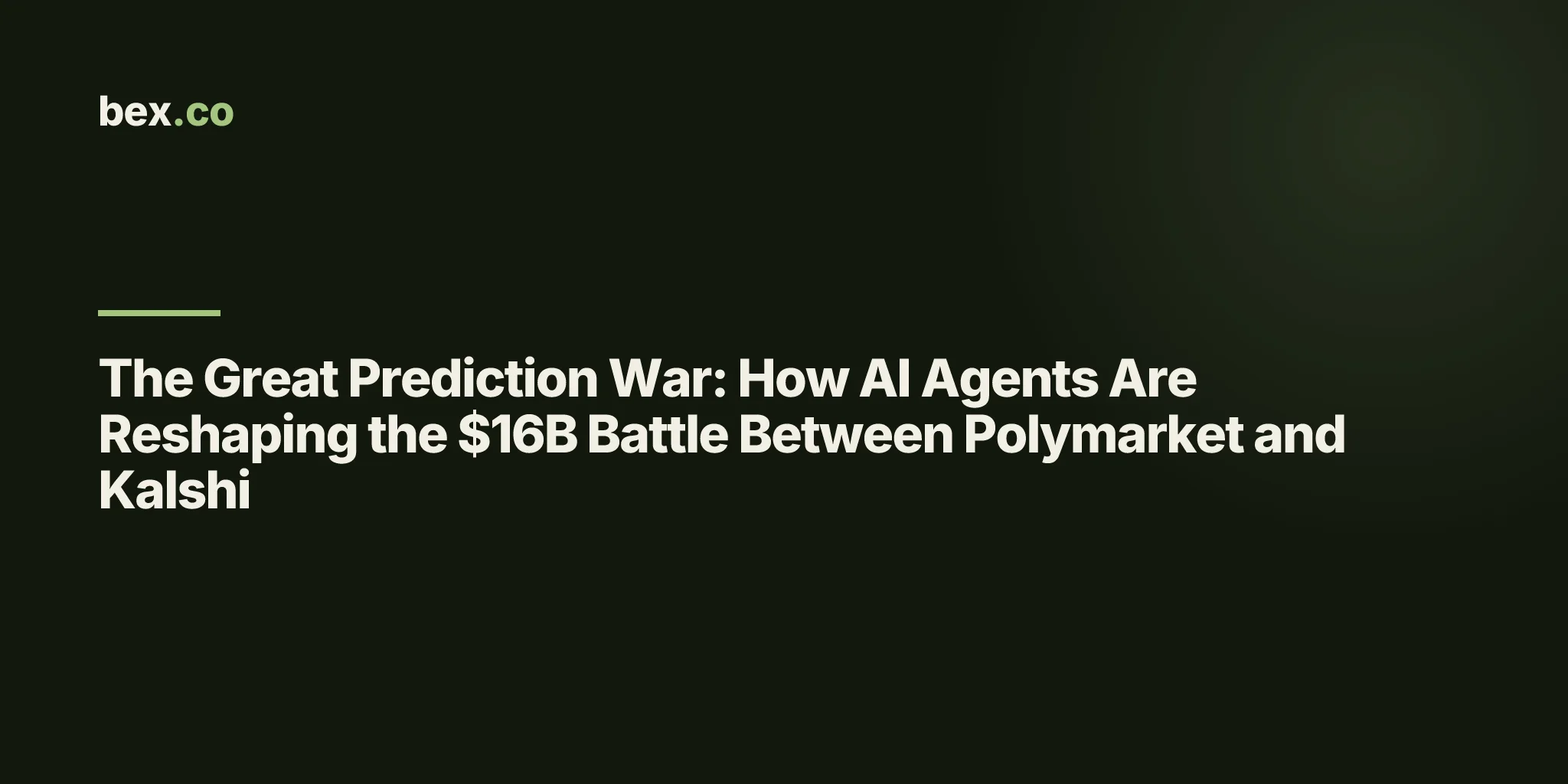 The Great Prediction War: How AI Agents Are Reshaping the $16B Battle Between Polymarket and Kalshi