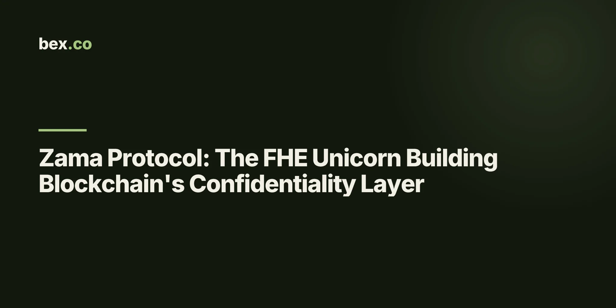 Zama Protocol: The FHE Unicorn Building Blockchain's Confidentiality Layer