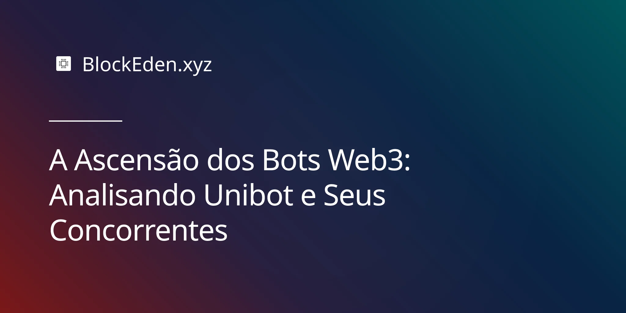 A Ascensão dos Bots Web3: Analisando Unibot e Seus Concorrentes