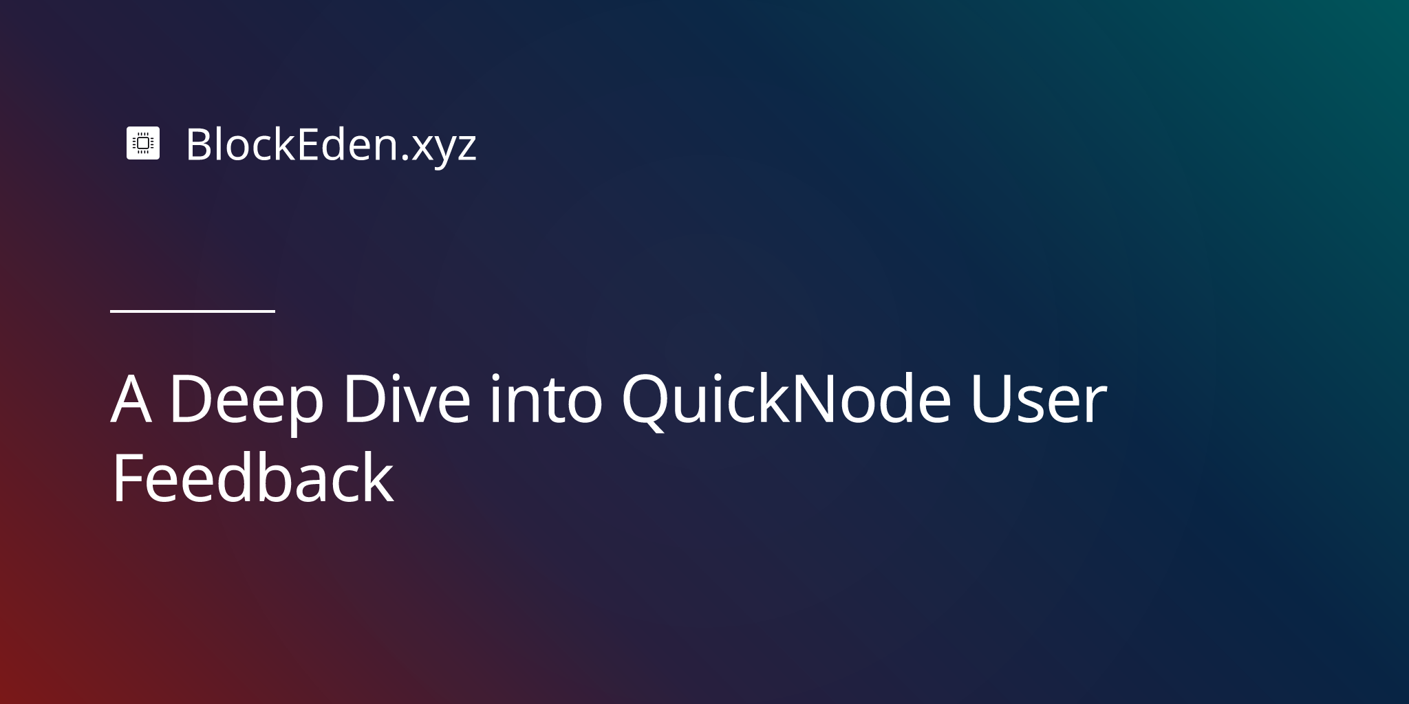 A Deep Dive into QuickNode User Feedback: Performance, Pricing, and a Developer's Perspective