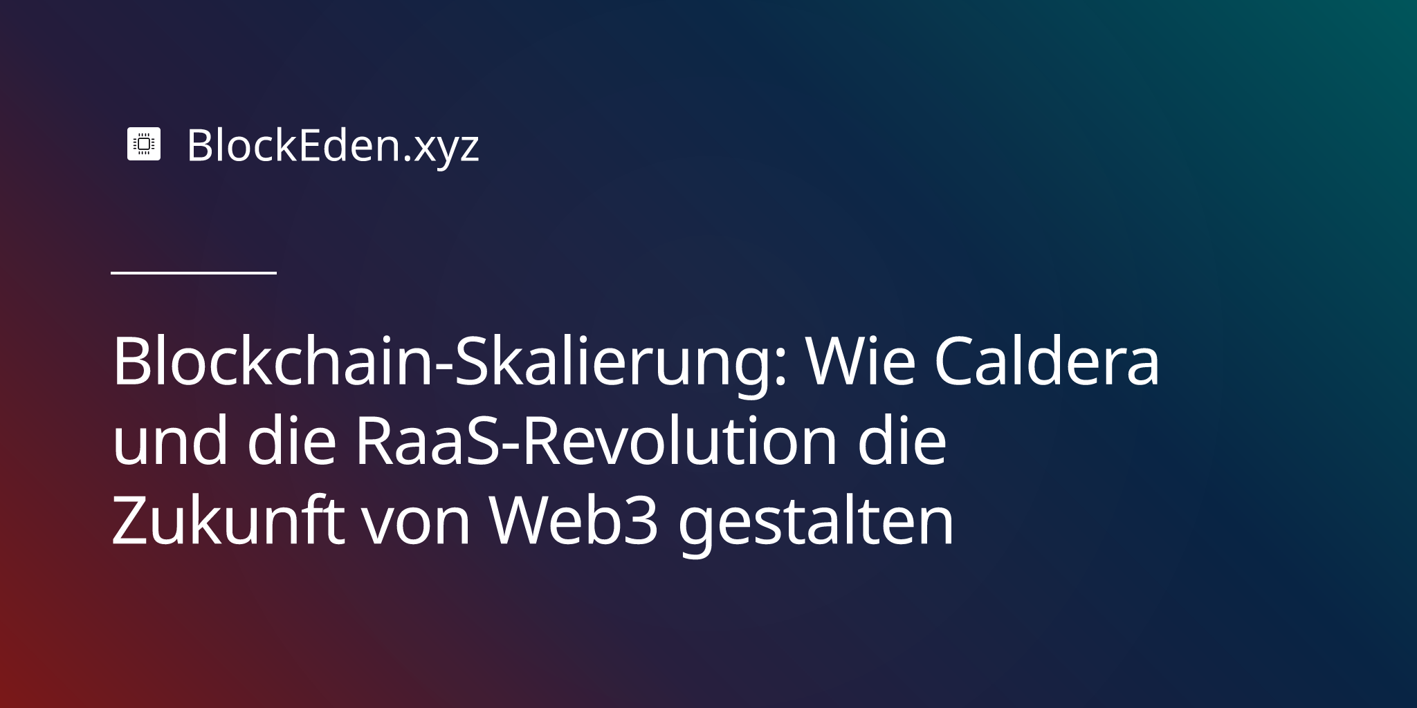 Blockchain-Skalierung