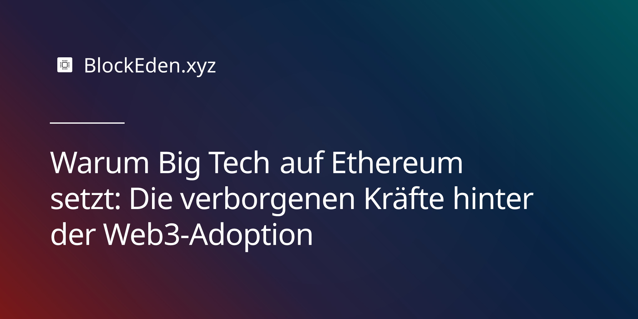 Ethereum-Adoption