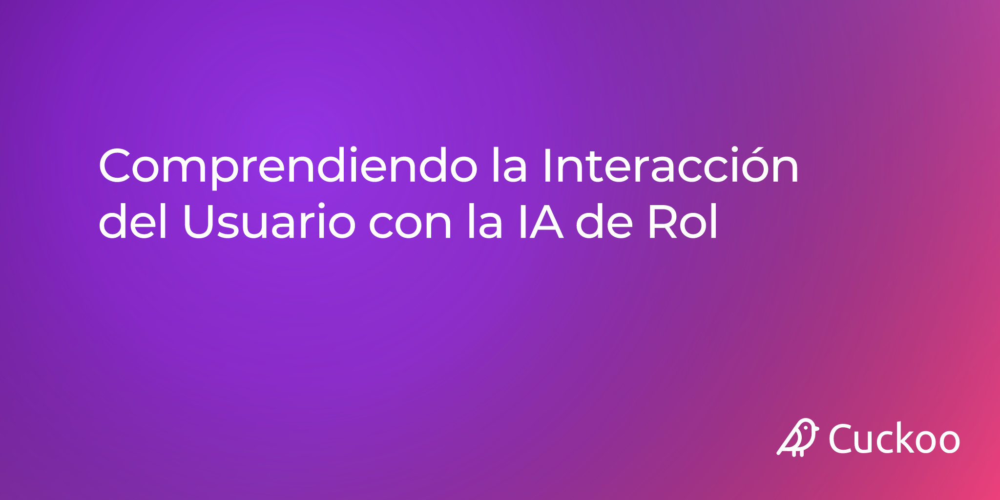 Comprendiendo la Interacción del Usuario con la IA de Rol