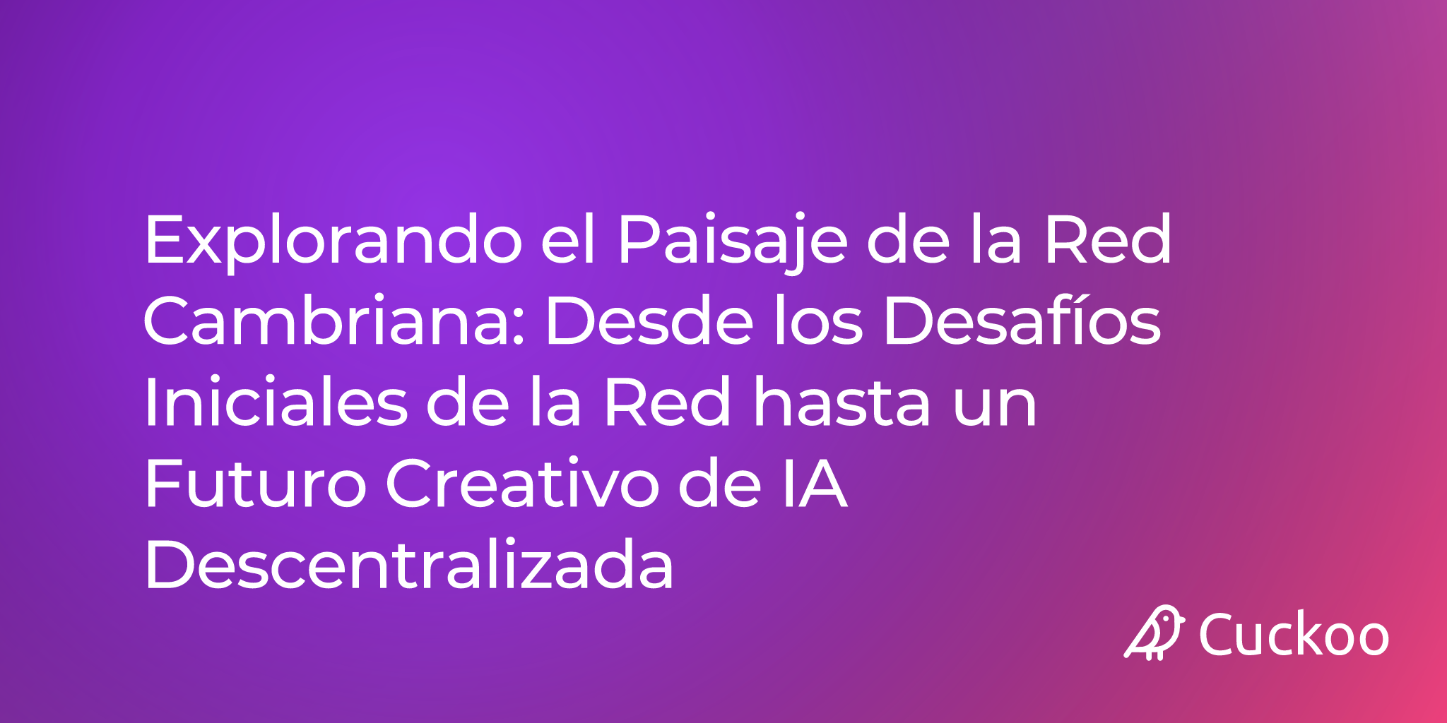 Paisaje de la Red Cambriana