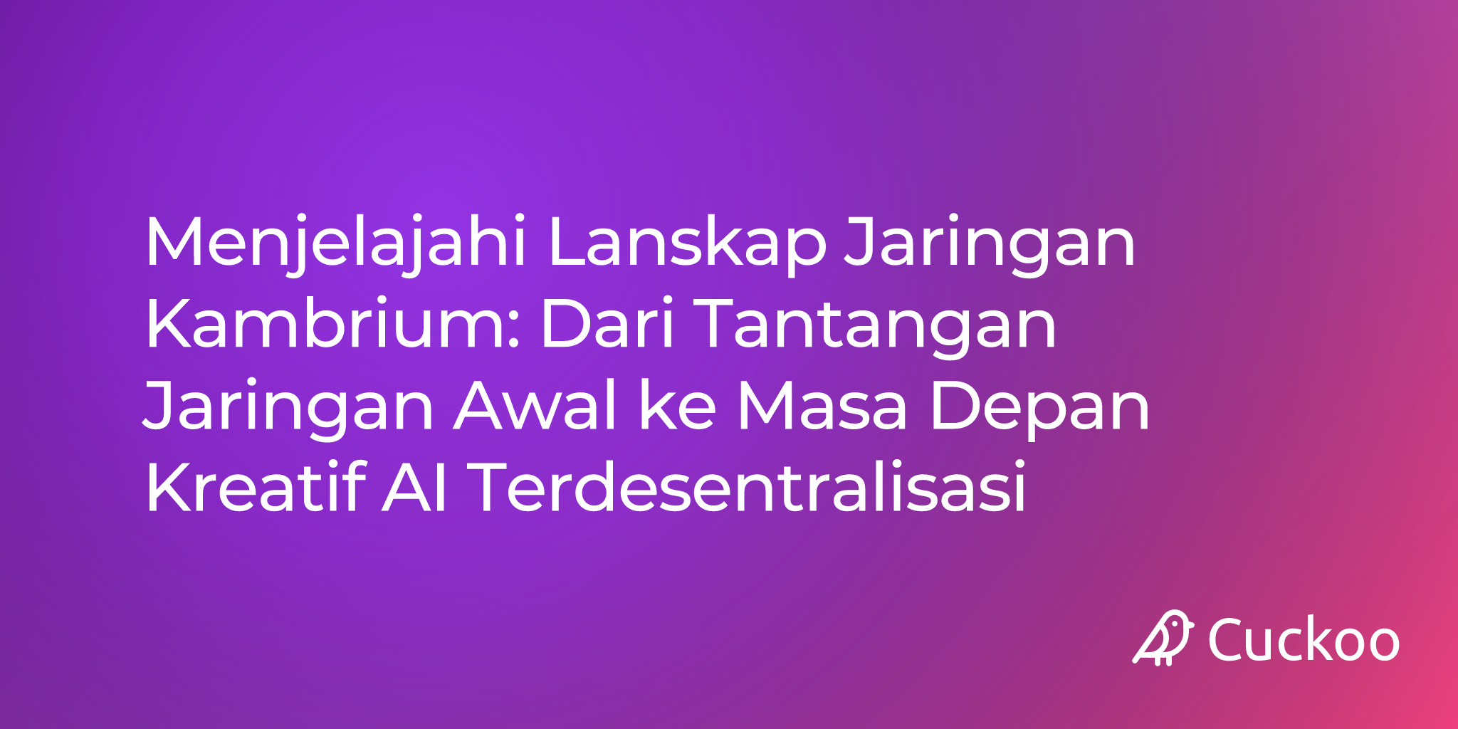 Lanskap Jaringan Kambrium