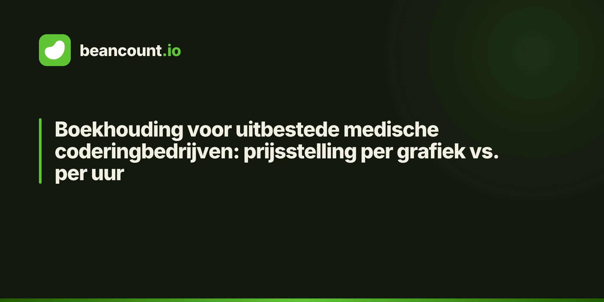 Boekhouding voor uitbestede medische coderingbedrijven: prijsstelling per grafiek vs. per uur