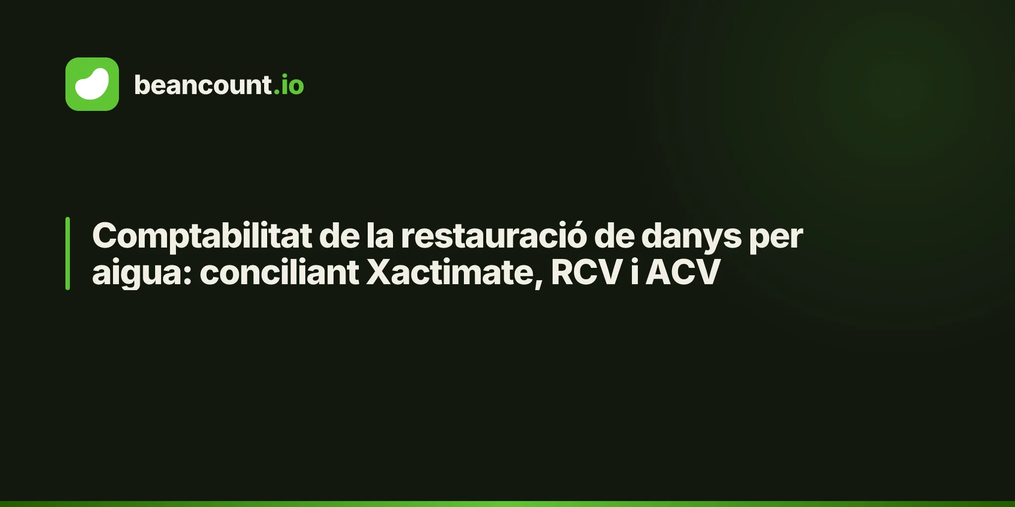 Comptabilitat de la restauració de danys per aigua: conciliant Xactimate, RCV i ACV