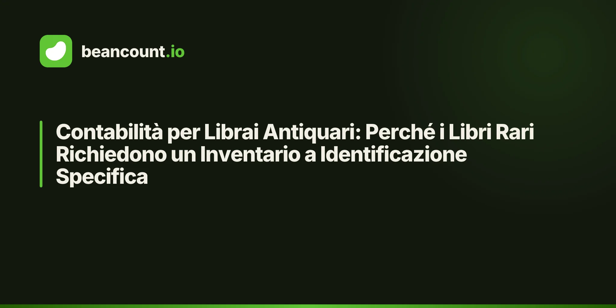 Contabilità per Librai Antiquari: Perché i Libri Rari Richiedono un Inventario a Identificazione Specifica