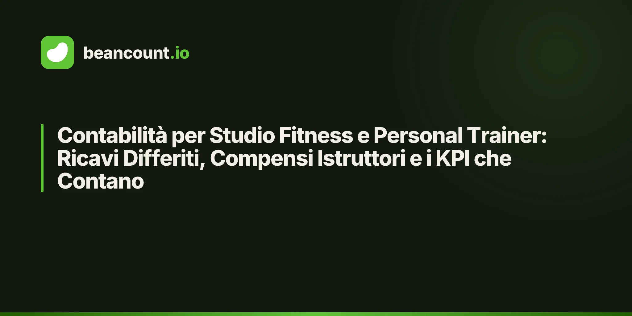 Contabilità per Studio Fitness e Personal Trainer: Ricavi Differiti, Compensi Istruttori e i KPI che Contano