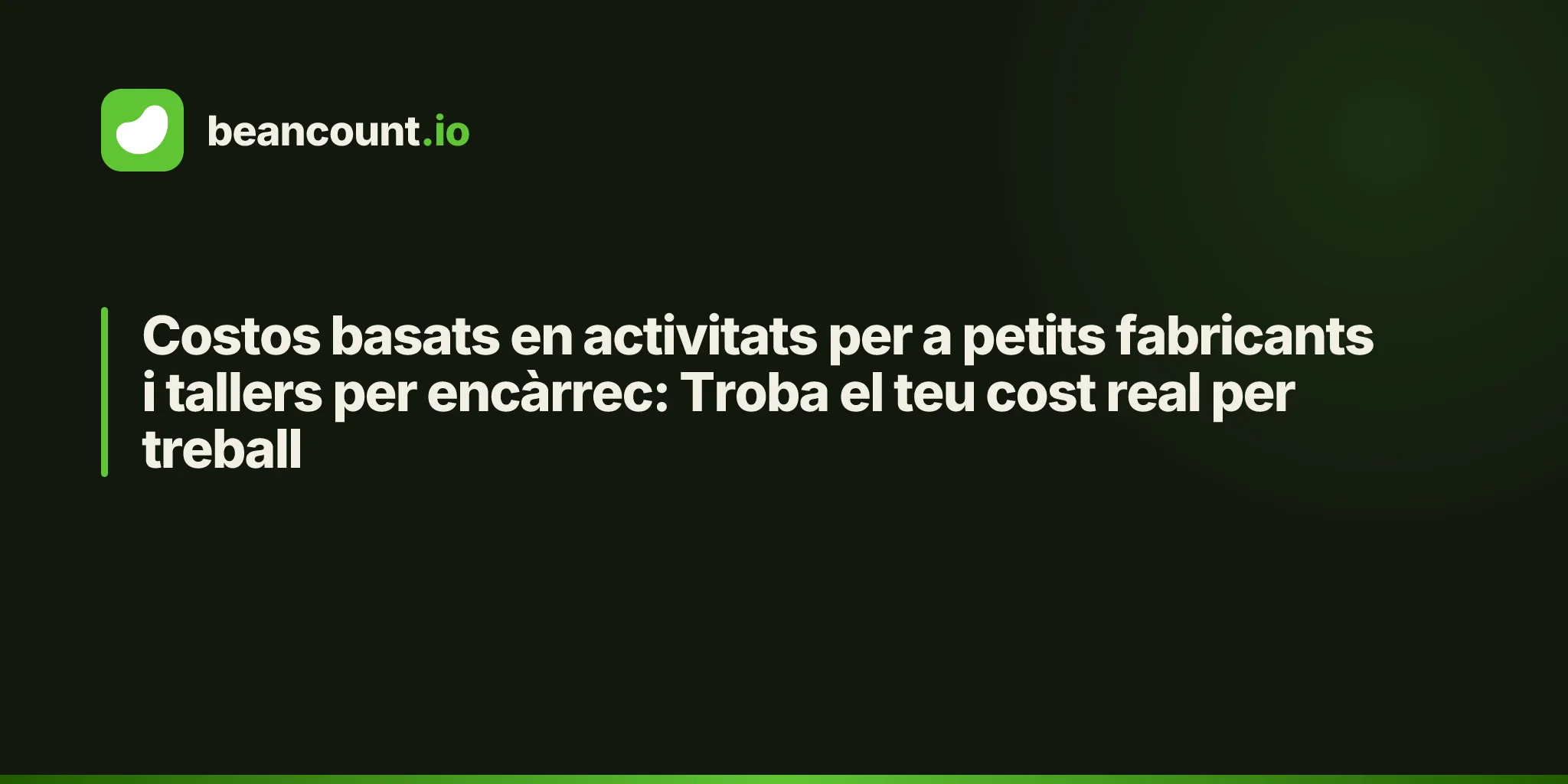 Costos basats en activitats per a petits fabricants i tallers per encàrrec: Troba el teu cost real per treball