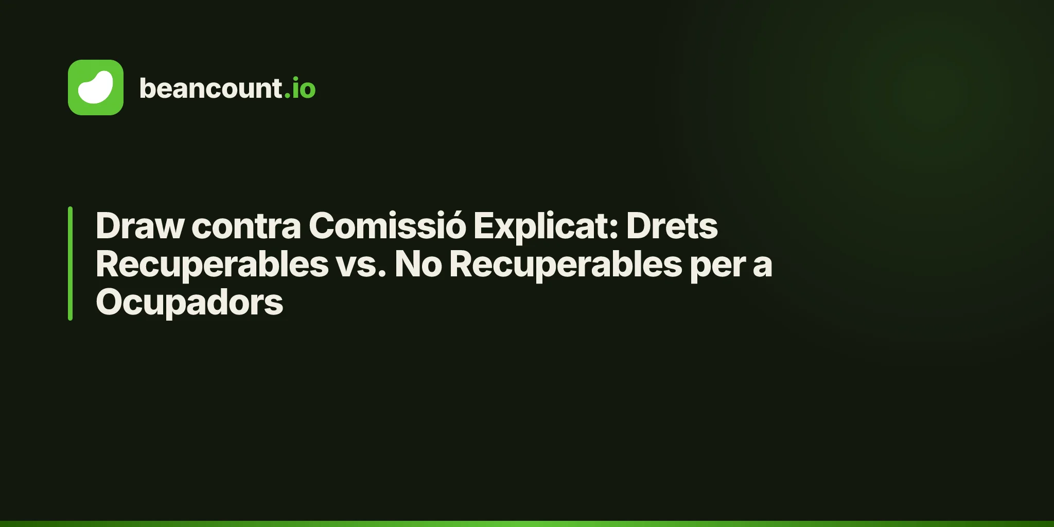 Draw contra Comissió Explicat: Drets Recuperables vs. No Recuperables per a Ocupadors