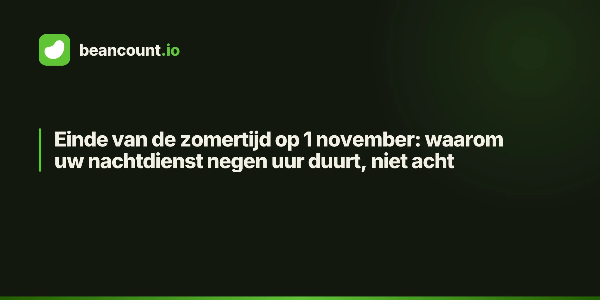 Einde van de zomertijd op 1 november: waarom uw nachtdienst negen uur duurt, niet acht
