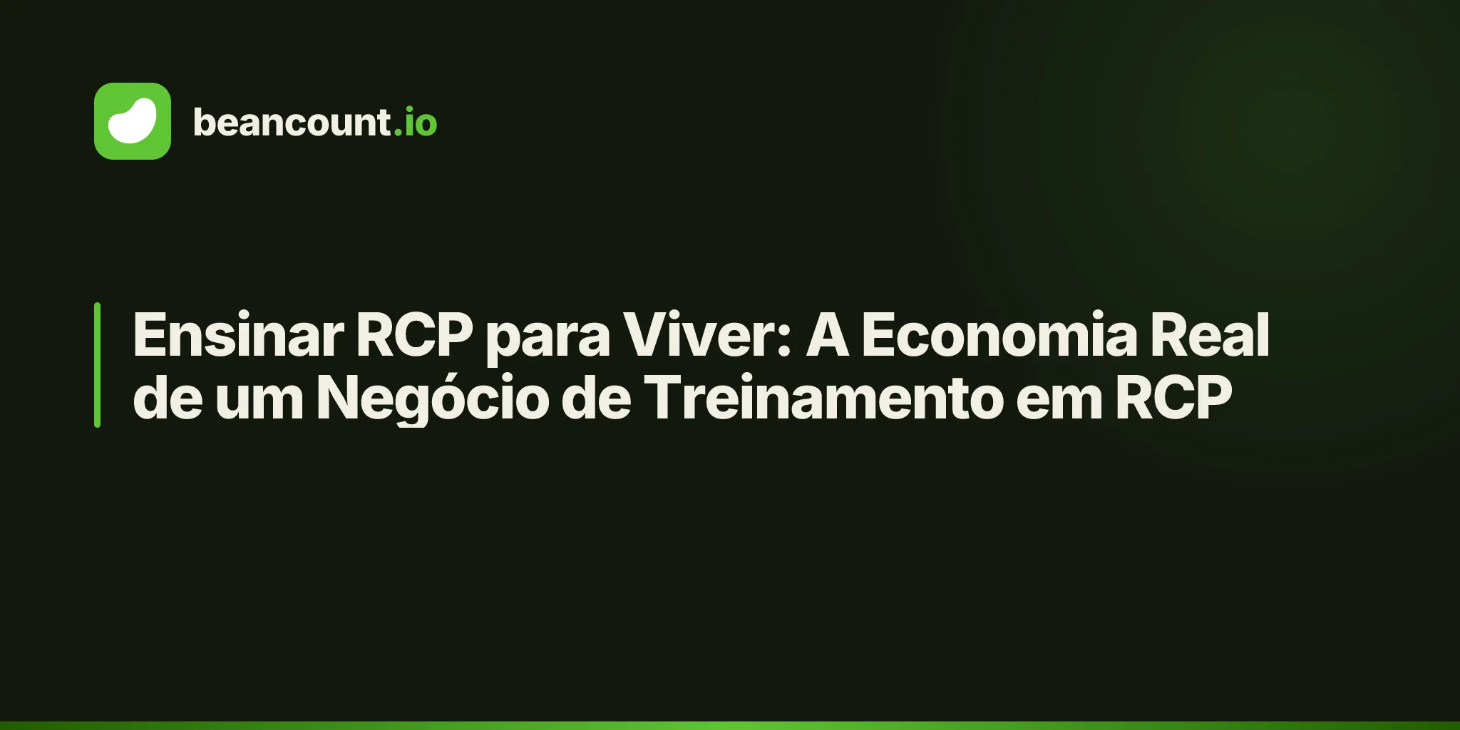 Ensinar RCP para Viver: A Economia Real de um Negócio de Treinamento em RCP