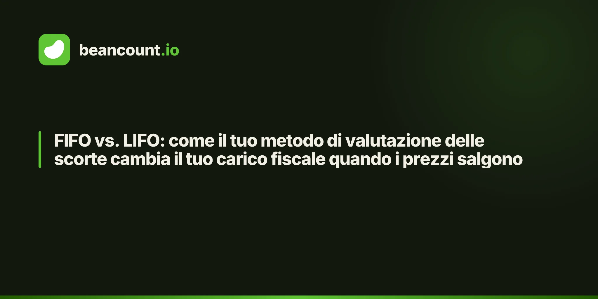 FIFO vs. LIFO: come il tuo metodo di valutazione delle scorte cambia il tuo carico fiscale quando i prezzi salgono