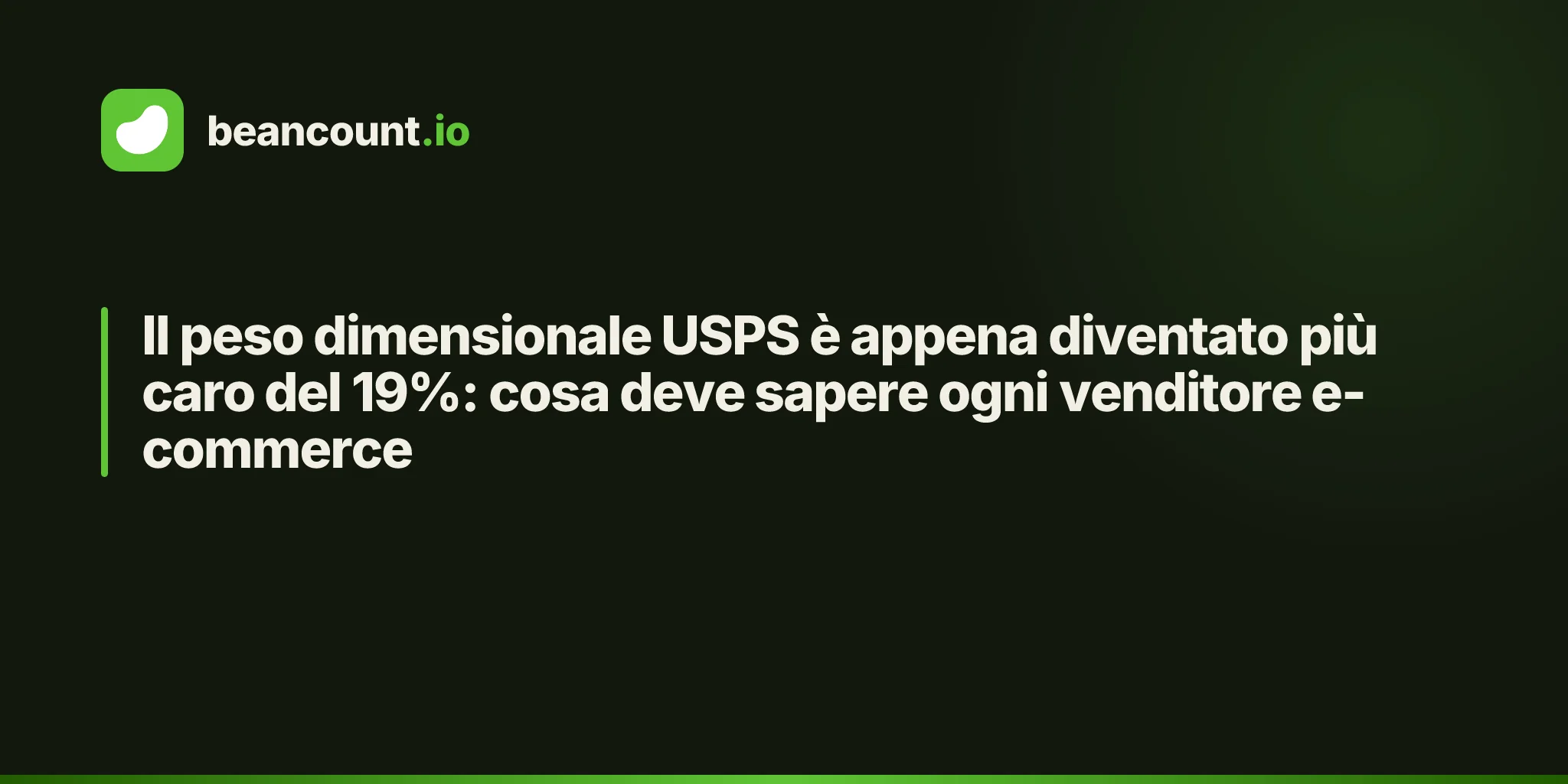 Il peso dimensionale USPS è appena diventato più caro del 19%: cosa deve sapere ogni venditore e-commerce
