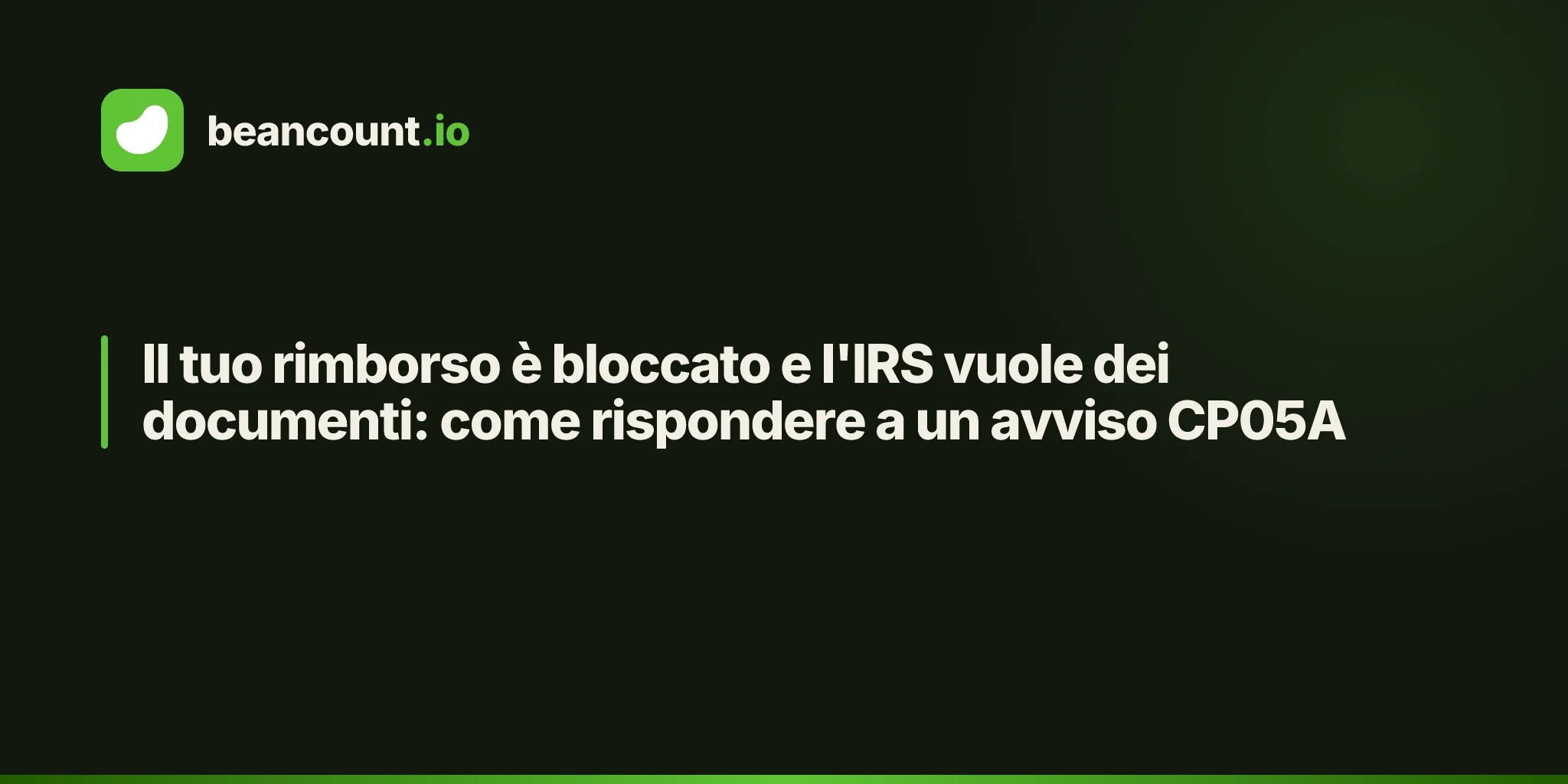 Il tuo rimborso è bloccato e l'IRS vuole dei documenti: come rispondere a un avviso CP05A