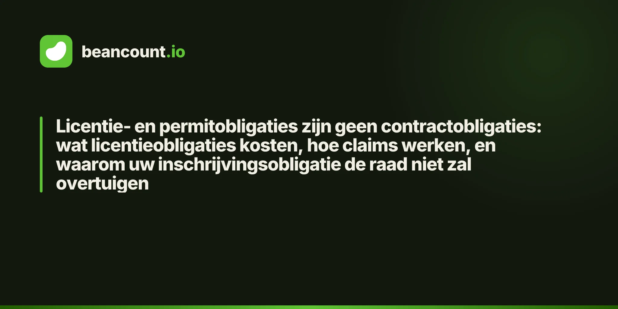 Licentie- en permitobligaties zijn geen contractobligaties: wat licentieobligaties kosten, hoe claims werken, en waarom uw inschrijvingsobligatie de raad niet zal overtuigen