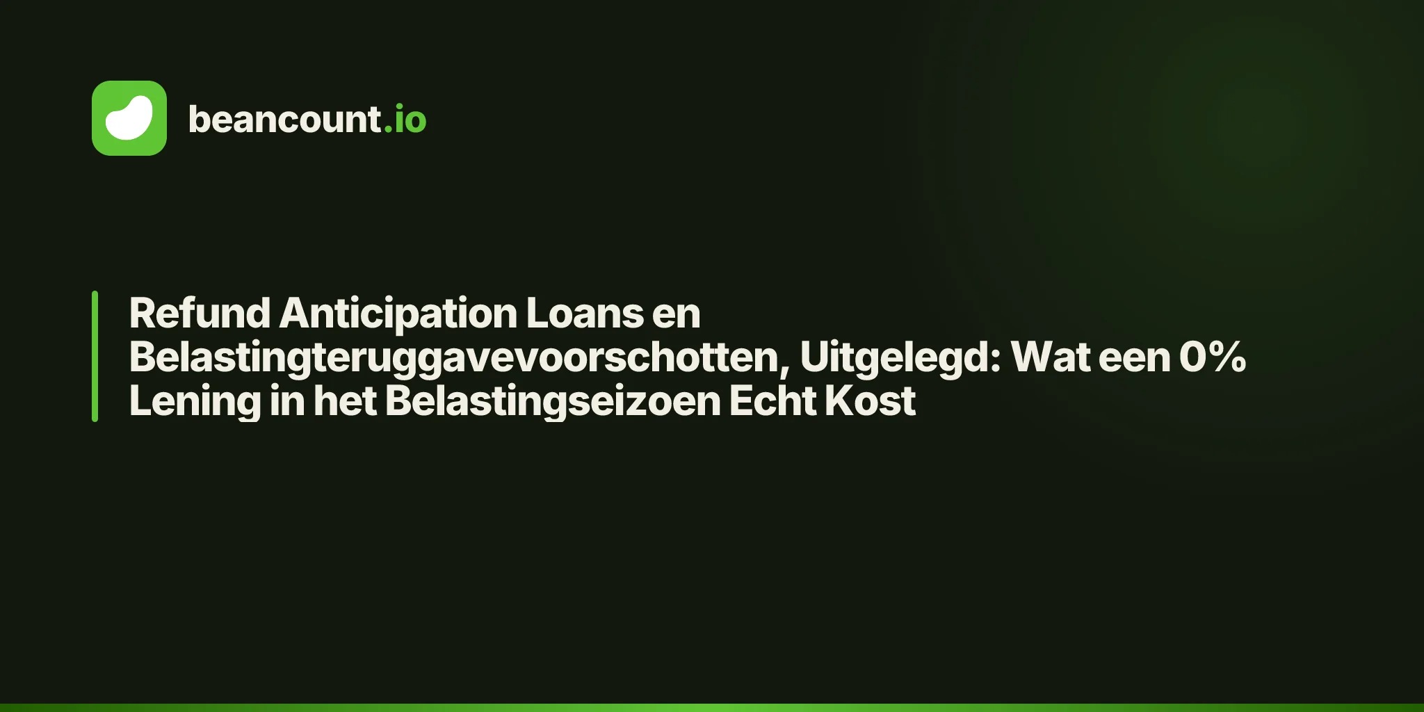 Refund Anticipation Loans en Belastingteruggavevoorschotten, Uitgelegd: Wat een 0% Lening in het Belastingseizoen Echt Kost