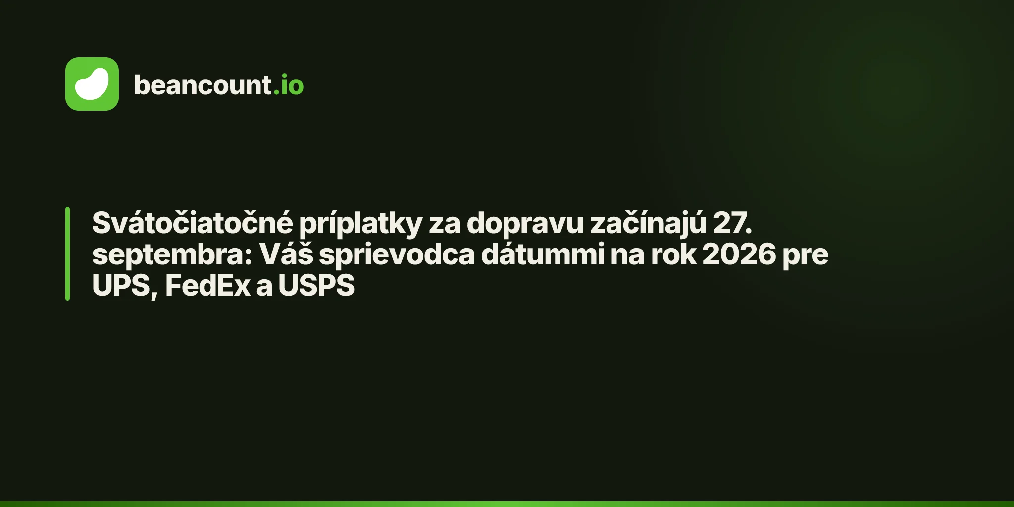 Svátočiatočné príplatky za dopravu začínajú 27. septembra: Váš sprievodca dátummi na rok 2026 pre UPS, FedEx a USPS
