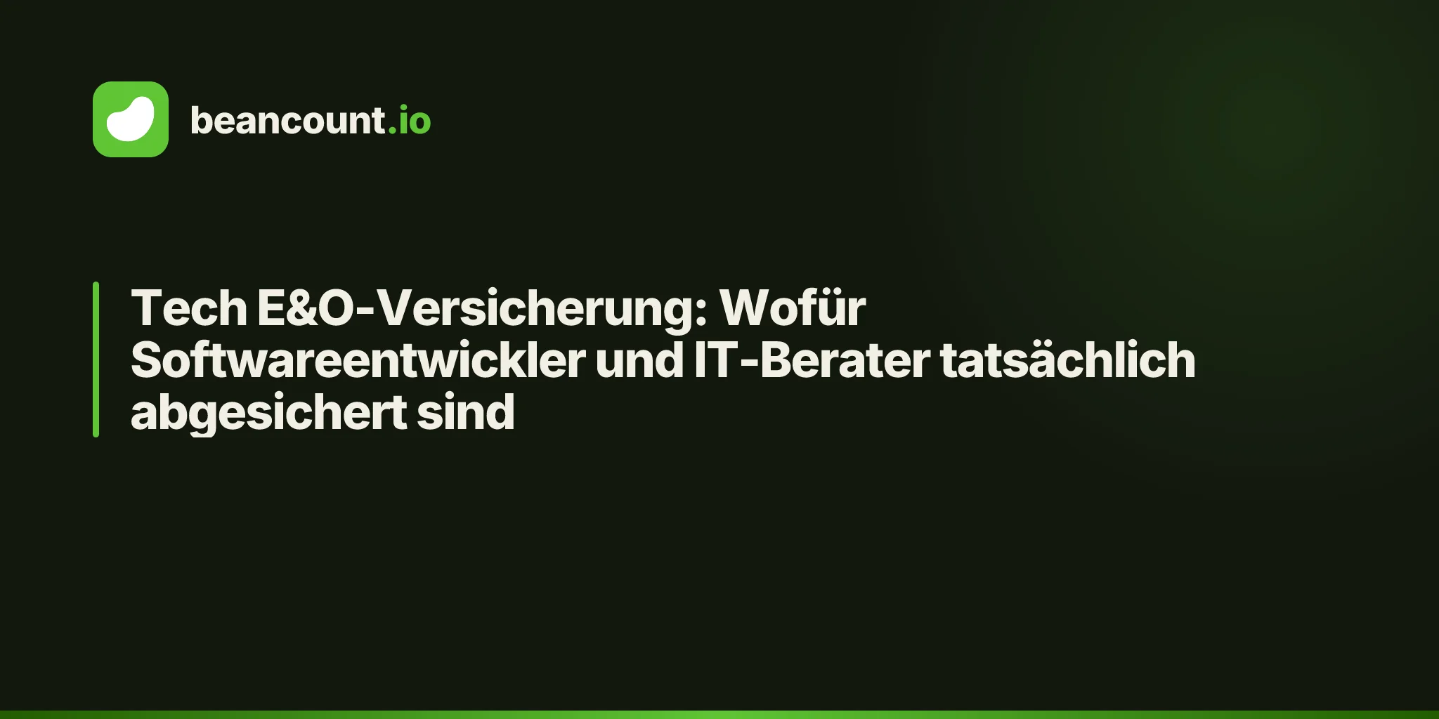 Tech E&O-Versicherung: Wofür Softwareentwickler und IT-Berater tatsächlich abgesichert sind