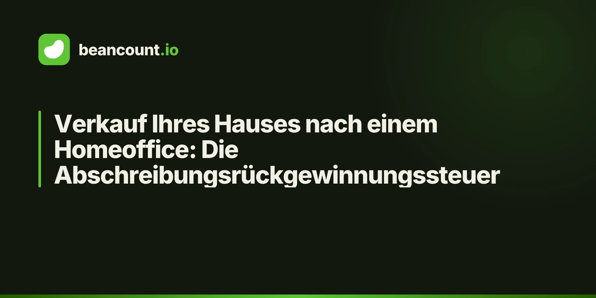 Verkauf Ihres Hauses nach einem Homeoffice: Die Abschreibungsrückgewinnungssteuer