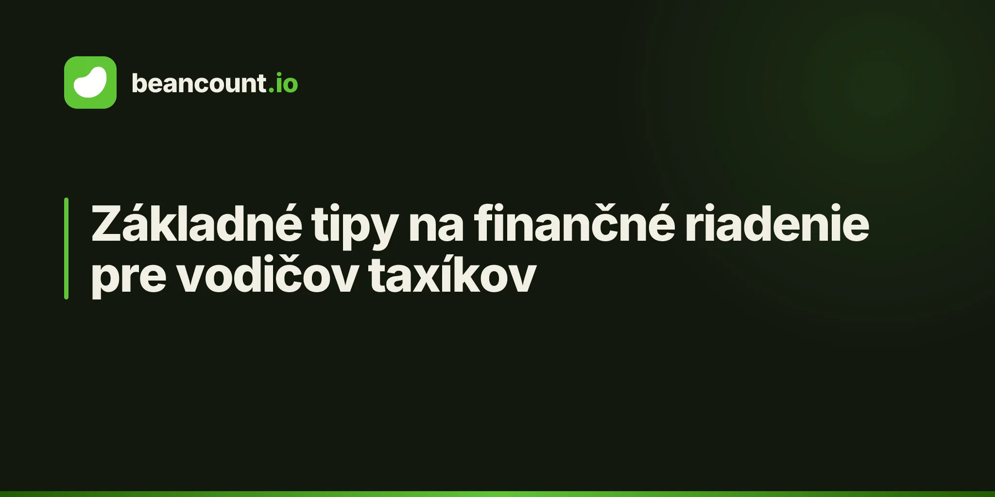 Základné tipy na finančné riadenie pre vodičov taxíkov