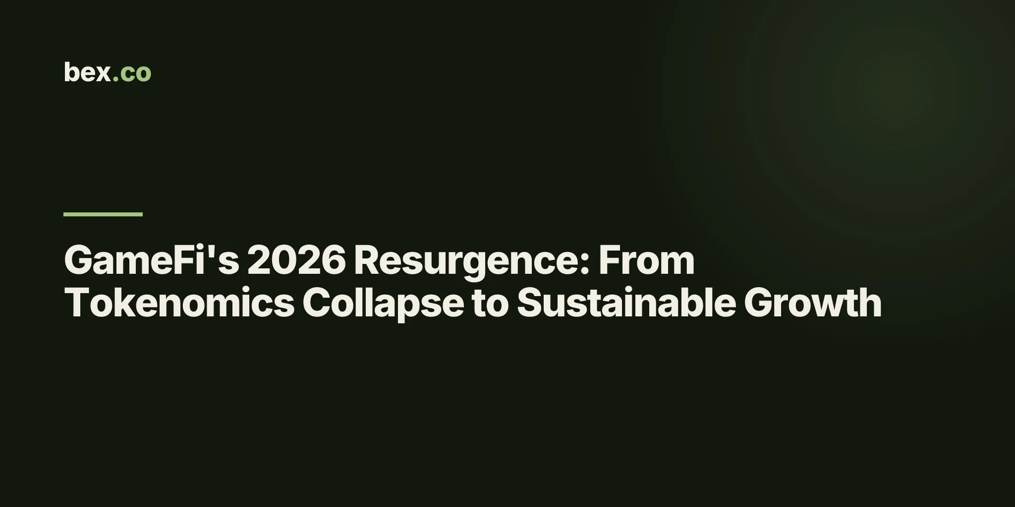 GameFi's 2026 Resurgence: From Tokenomics Collapse to Sustainable Growth