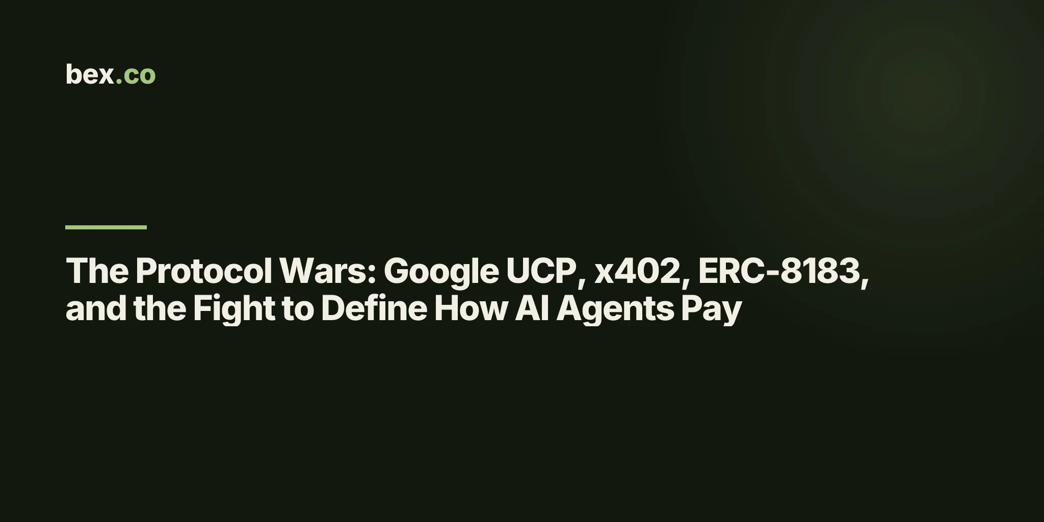 The Protocol Wars: Google UCP, x402, ERC-8183, and the Fight to Define How AI Agents Pay