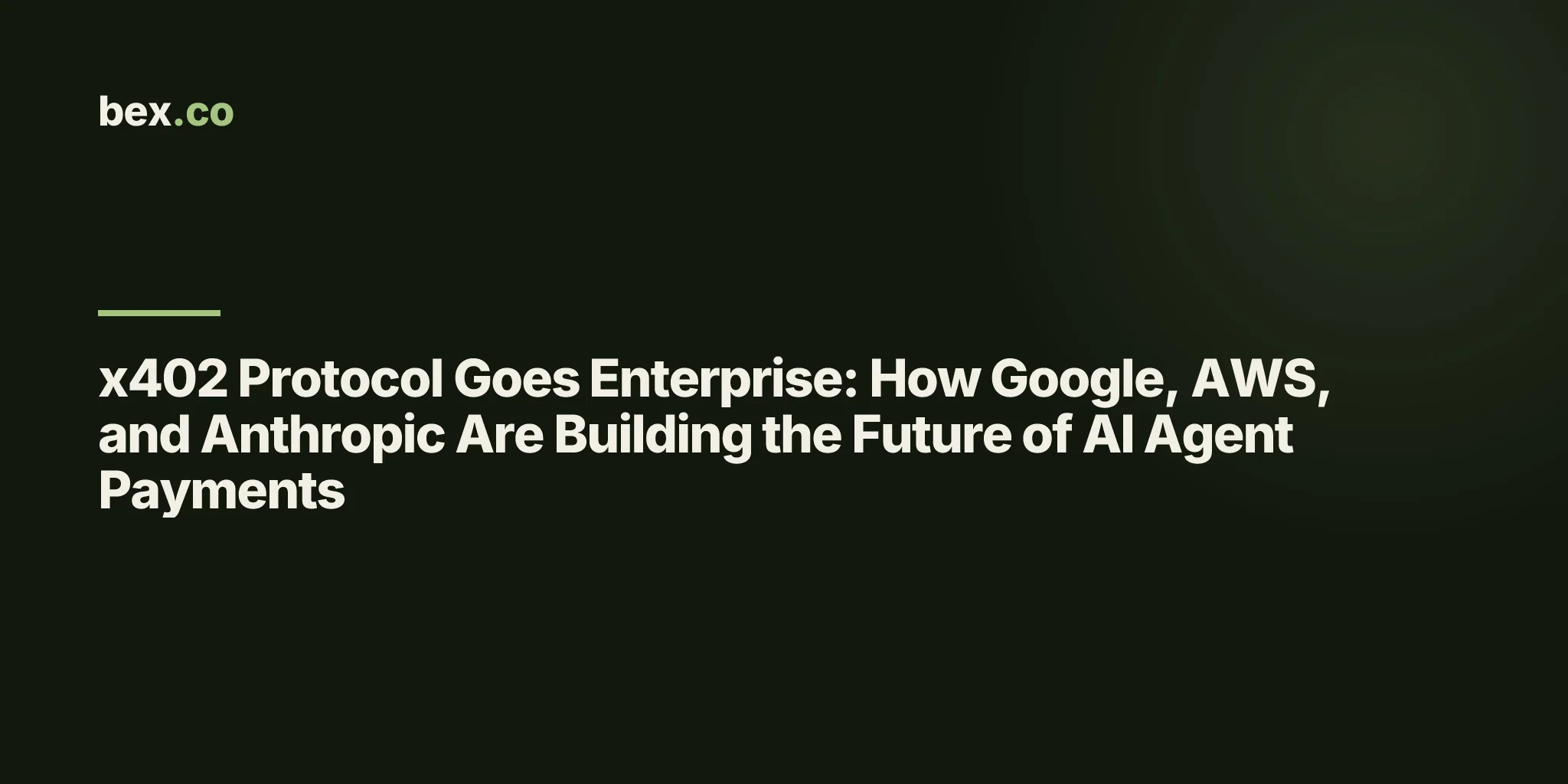x402 Protocol Goes Enterprise: How Google, AWS, and Anthropic Are Building the Future of AI Agent Payments