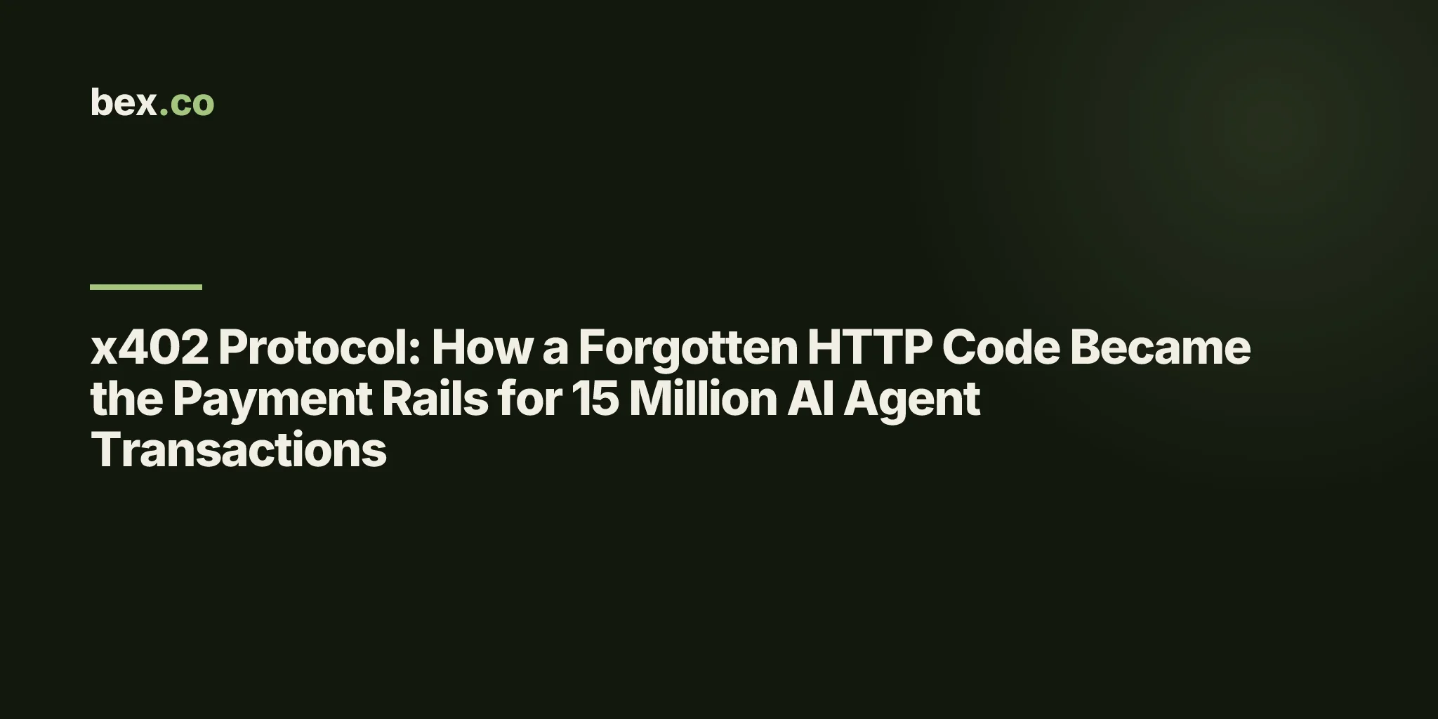 x402 Protocol: How a Forgotten HTTP Code Became the Payment Rails for 15 Million AI Agent Transactions